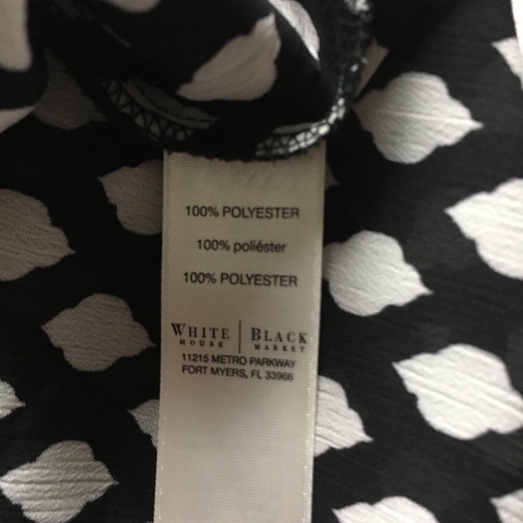 Whbm criss cross draped sheer wrap top - Picture 8 of 8